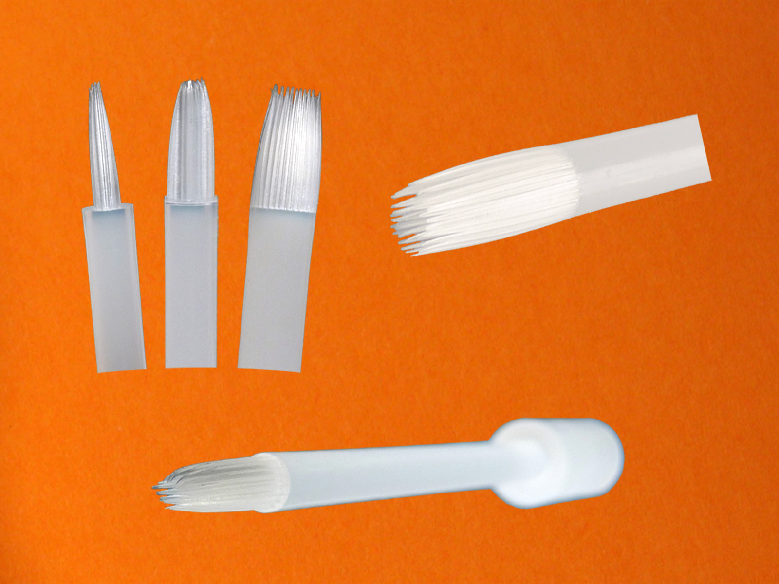 one-piece-brush one-piece-brush (Pinsel aus einer Komponente - brush made of one component - ohne Draht - without a wire)